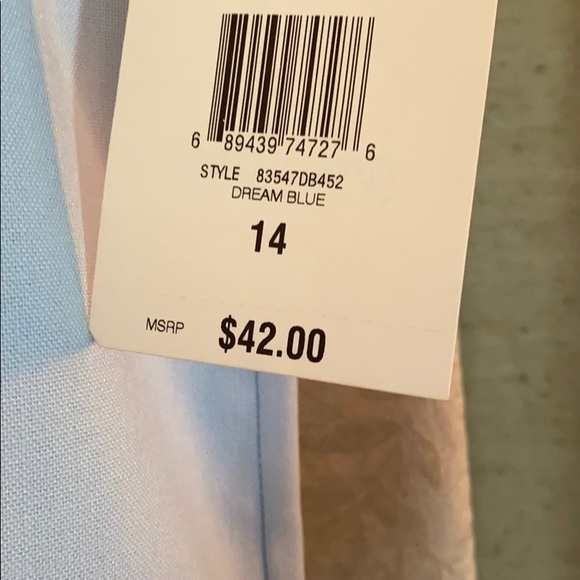 Green Dog 14 Sun Dress Blue Embroidered Spring Summer Easter - Picture 9 of 11